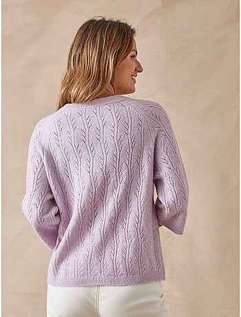 Pull manches au coude 5% laine - DAXON