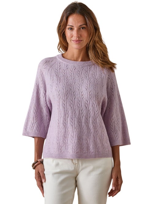 Pull manches au coude 5% laine - DAXON - Kiabi