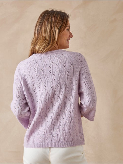Pull manches au coude 5% laine - DAXON - Kiabi