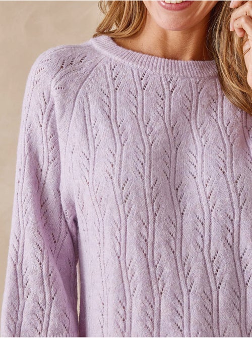 Pull manches au coude 5% laine - DAXON - Kiabi