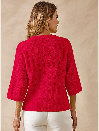 Pull manches au coude 5% laine - DAXON