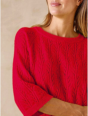 Pull manches au coude 5% laine - DAXON