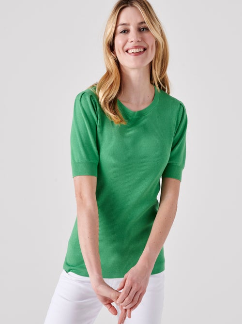 Pull manches ballon - Damart - Kiabi