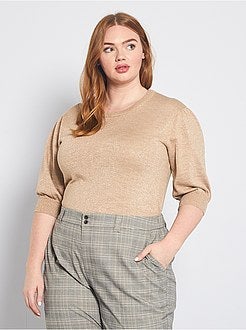 Pull manches ballon - Kiabi