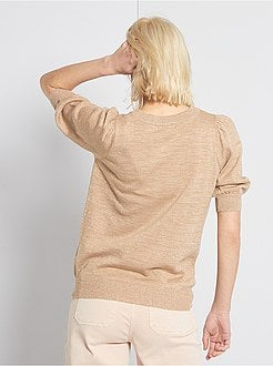 Pull manches bouffantes - Kiabi