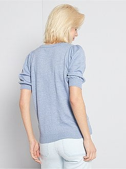 Pull manches bouffantes - Kiabi