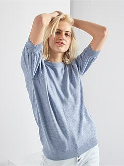 Pull manches bouffantes - Kiabi