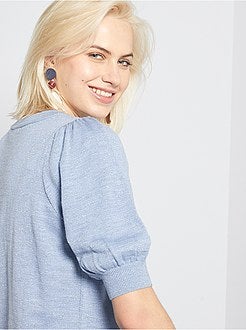 Pull manches bouffantes - Kiabi