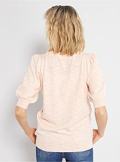 Pull manches bouffantes - Kiabi