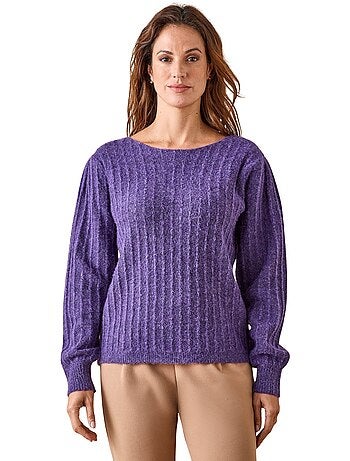 Pull manches bouffantes