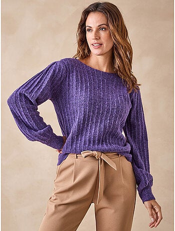Pull manches bouffantes