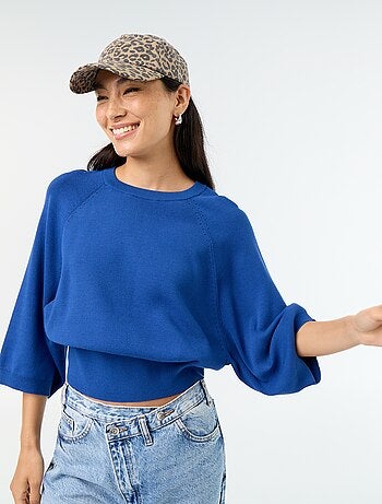Pull manches courtes 3/4