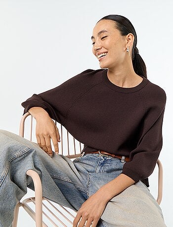 Pull manches courtes 3/4