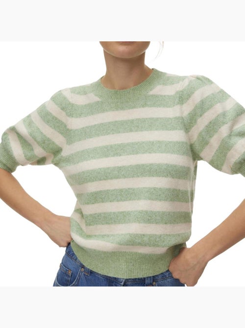Pull Manches Courtes Femme Vero Moda - Kiabi