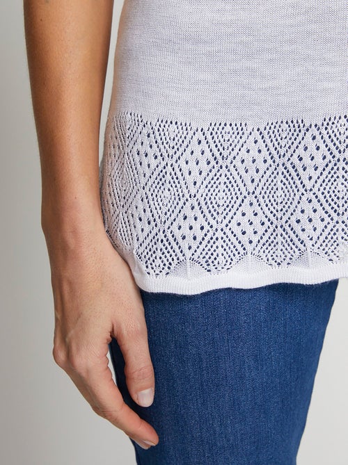 Pull manches courtes kimono - Afibel - Kiabi