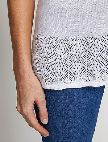 Pull manches courtes kimono