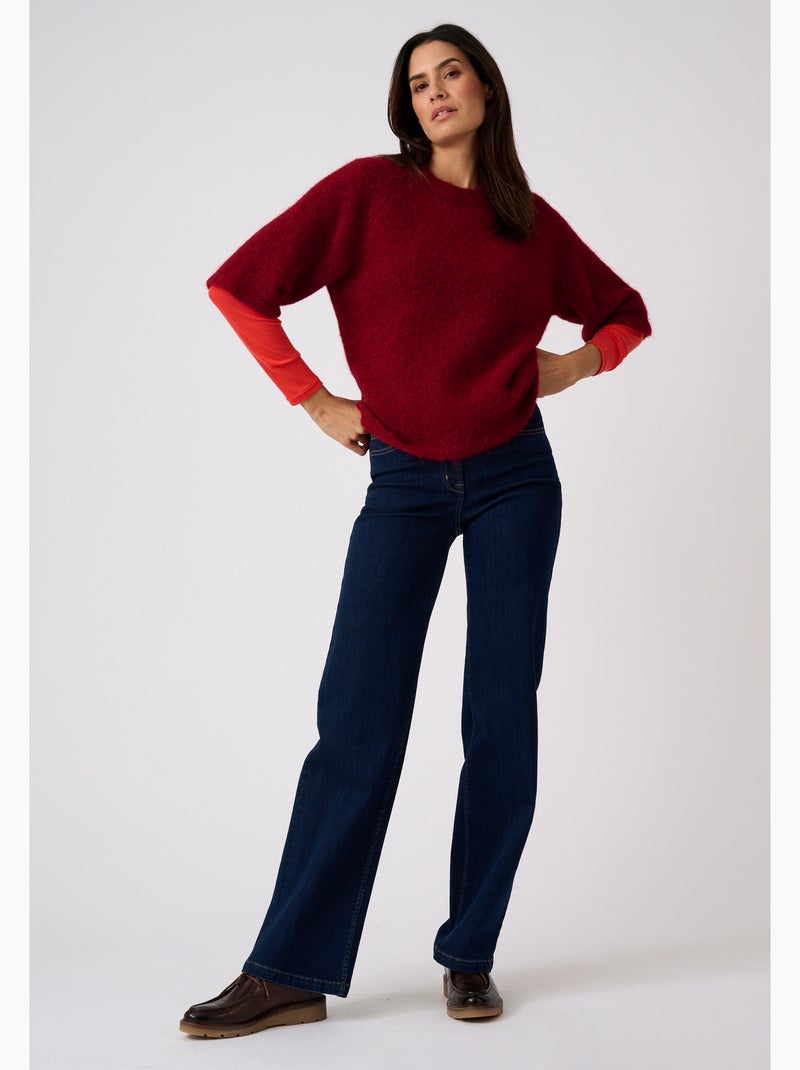 Pull manches larges thermolactyl - damart Rouge - Kiabi