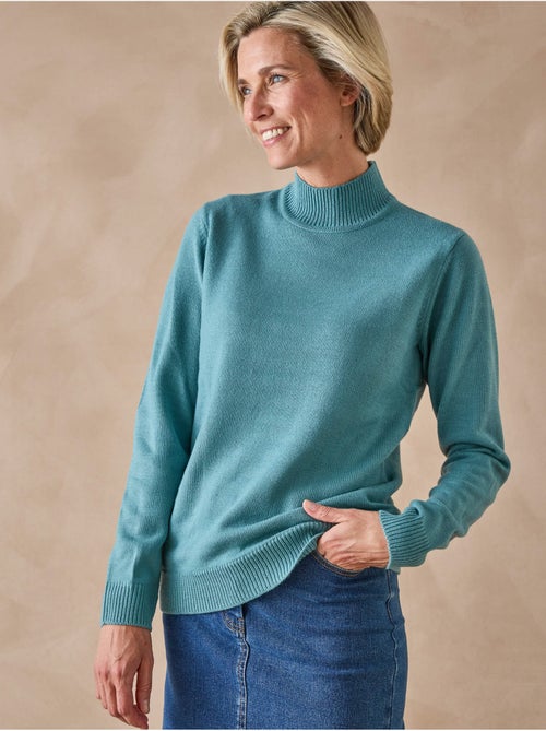 Pull manches longues col montant - DAXON - Kiabi Pull manches longues col montant - DAXON - Kiabi
