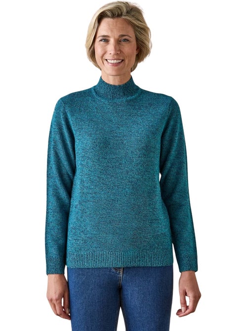Pull manches longues col montant - DAXON - Kiabi