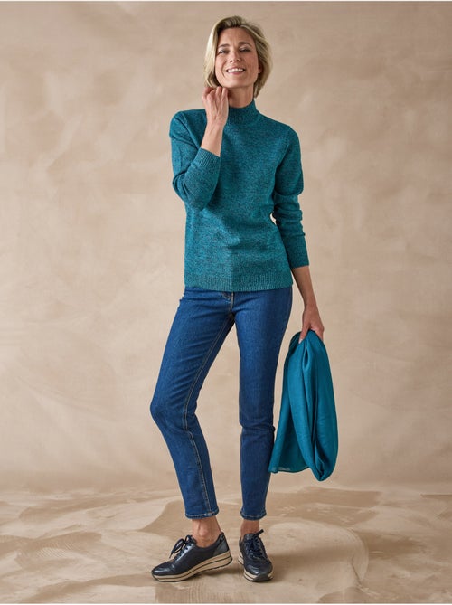 Pull manches longues col montant - DAXON - Kiabi