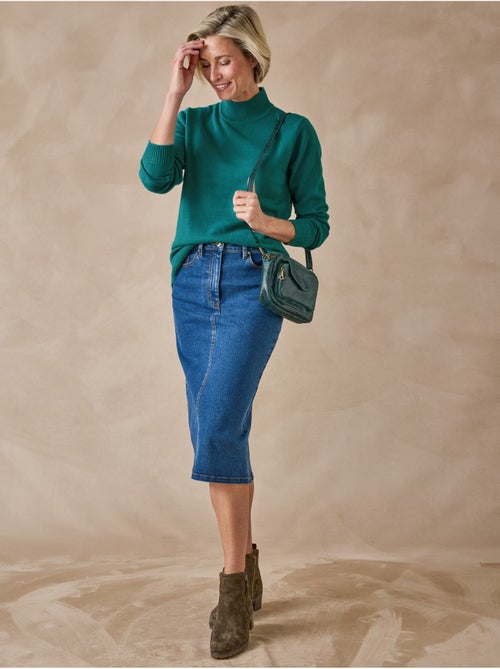 Pull manches longues col montant - DAXON - Kiabi