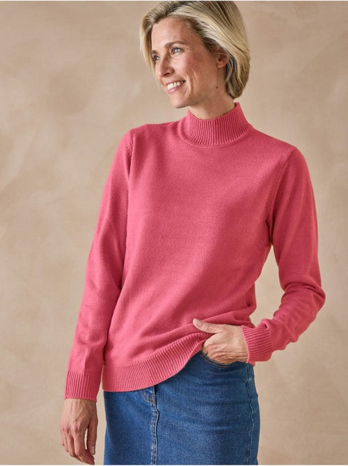 Pull manches longues col montant - DAXON - Kiabi