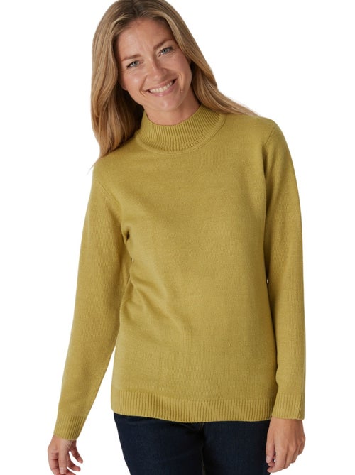 Pull manches longues col montant - DAXON - Kiabi