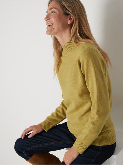 Pull manches longues col montant - DAXON - Kiabi