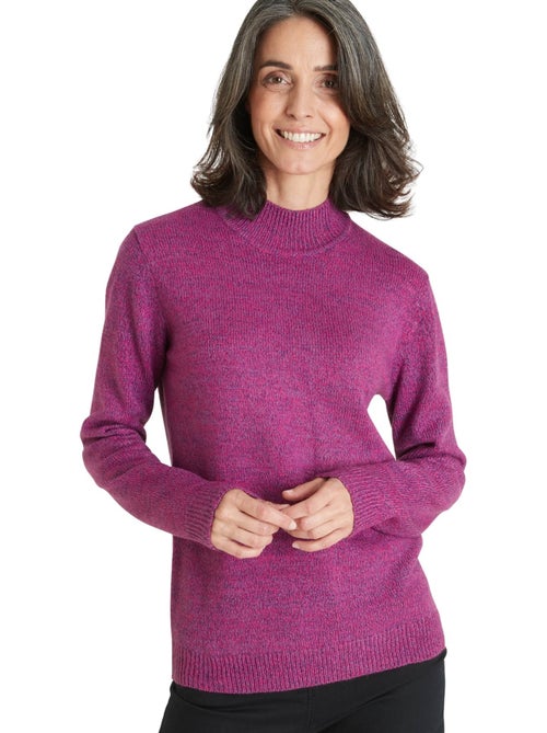 Pull manches longues col montant - DAXON - Kiabi