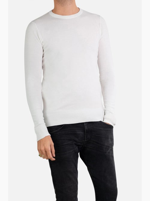 Pull manches longues col rond Kebello - Kiabi Pull manches longues col rond Kebello - Kiabi