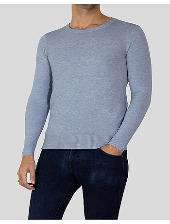 Pull manches longues col rond Kebello