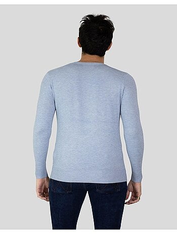 Pull manches longues col rond Kebello
