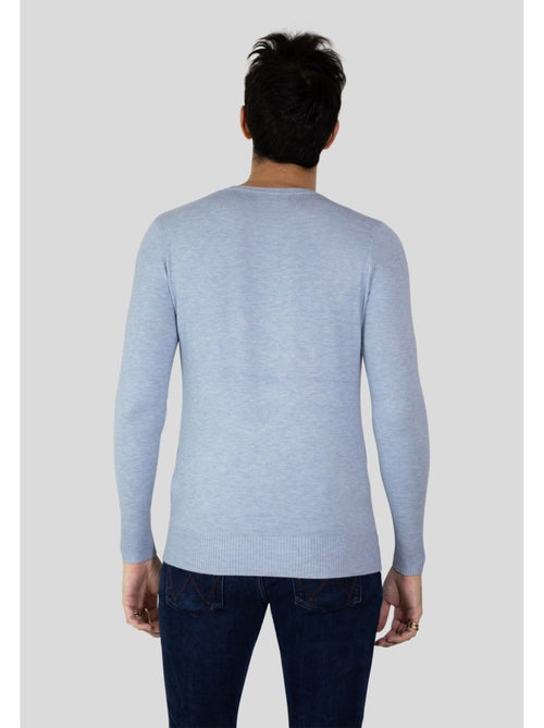 Pull manches longues col rond Kebello - Kiabi