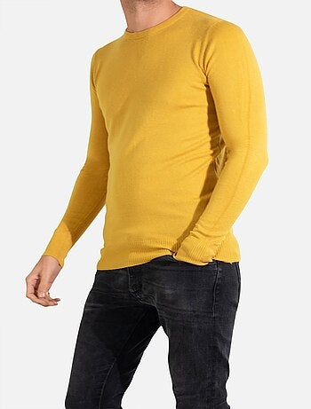 Pull manches longues col rond Kebello