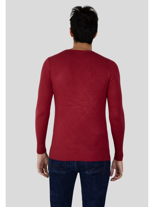 Pull manches longues col rond Kebello - Kiabi