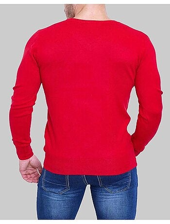 Pull manches longues col V Kebello