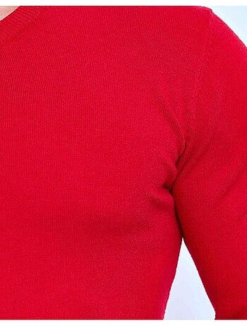 Pull manches longues col V Kebello