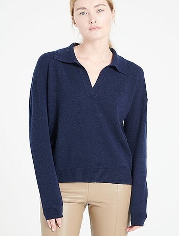 Pull manches longues femme 100% cachemire - MIA 3