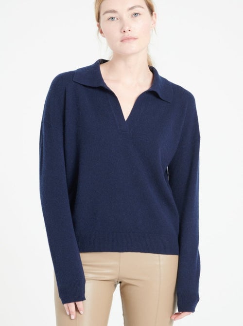 Pull manches longues femme 100% cachemire - MIA 3 - Kiabi