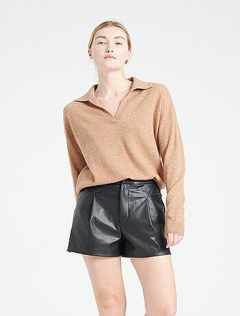 Pull manches longues femme 100% cachemire - MIA 3