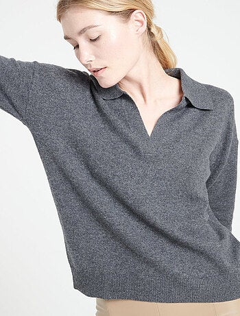 Pull manches longues femme 100% cachemire - MIA 3
