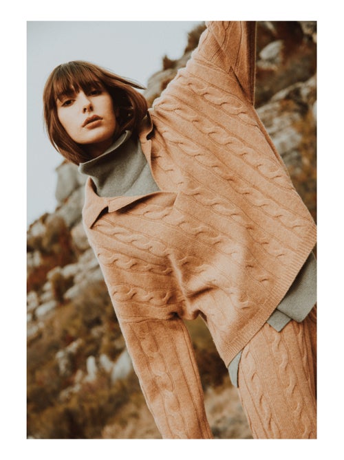 Pull manches longues femme 100% cachemire 6 fils - ZAYA 5 - Kiabi