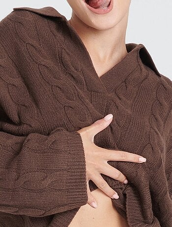 Pull manches longues femme 100% cachemire 6 fils - ZAYA 5