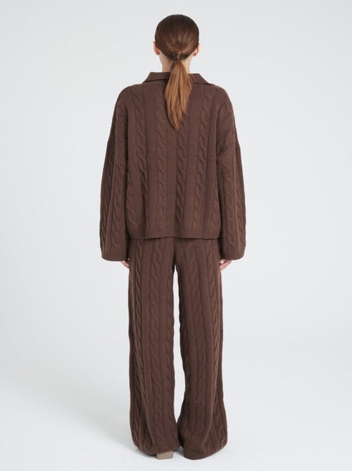 Pull manches longues femme 100% cachemire 6 fils - ZAYA 5 - Kiabi