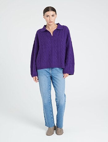 Pull manches longues femme 100% cachemire 6 fils - ZAYA 5