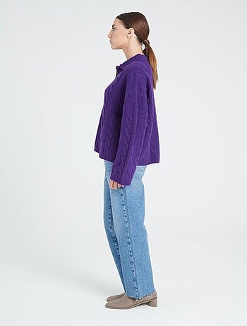Pull manches longues femme 100% cachemire 6 fils - ZAYA 5
