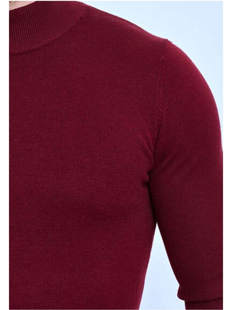 Pull manches longues Kebello Bordeaux - Kiabi
