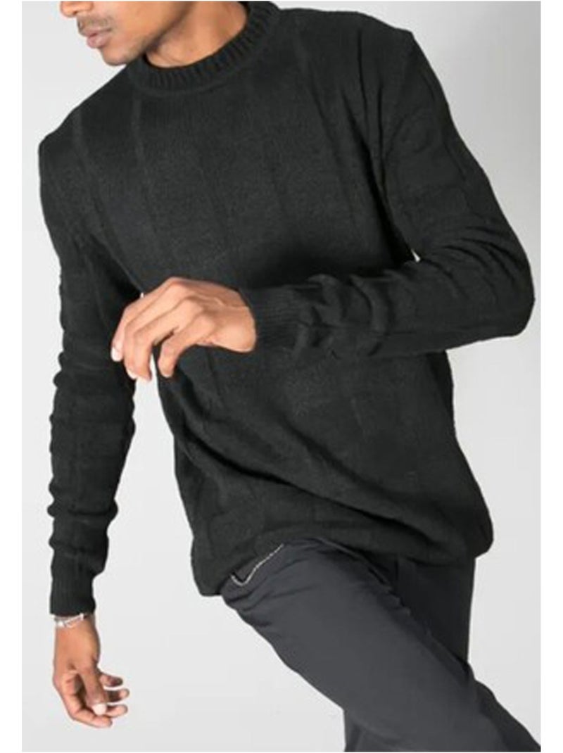 Pull manches longues Kebello Noir Noir - Kiabi