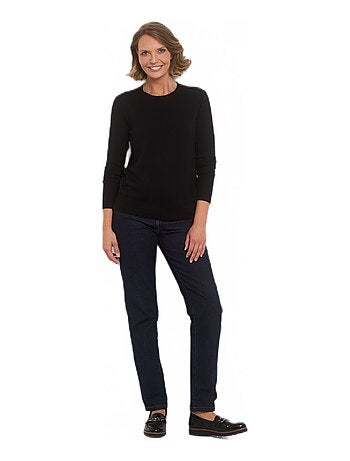 Pull manches longues maille fine jauge