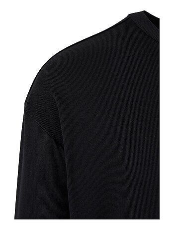 Pull manches longues motif/style côtelé - urban classics